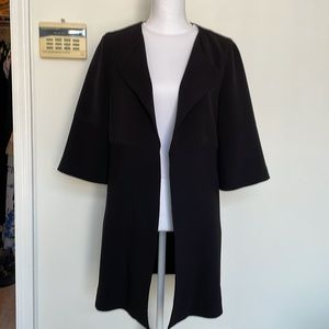 H&M black layering coat - US6